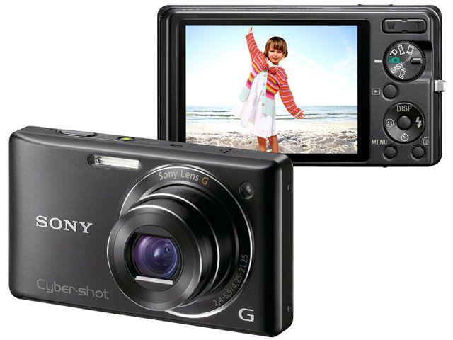 Câmera Digital 14.1MP Sony DSC-W380/B - Zoom Óptico 5x / Cartão